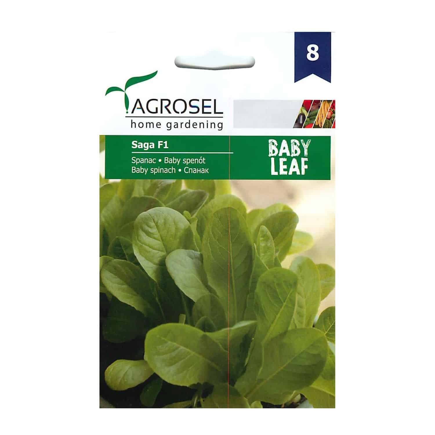 Saga F1 Baby spenót Ag8