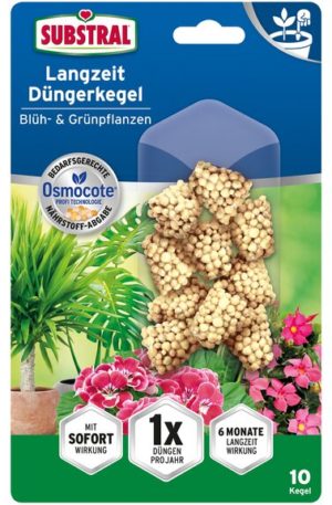 Substral Osmocote tabletta virágzó és zöld növényhez 10db/cs