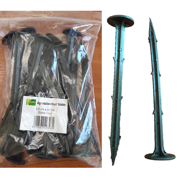 Agroszövethez tüske 20 db-os