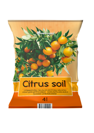 Földkeverék Citrus, Füge és krotonnak 4L SL
