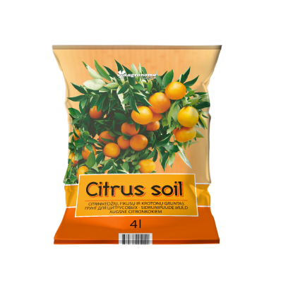 Földkeverék Citrus, Füge és krotonnak 4L SL