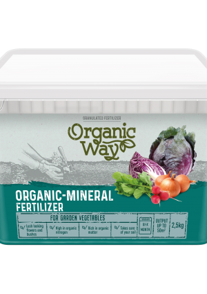 Organic Way Kerti zöldségtáp granulátum 2.5 kg SL
