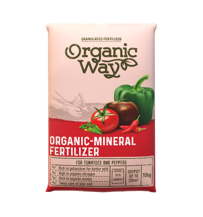 Organic Way Paradicsom és Paprikatáp Granulátum 10 Kg SL