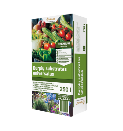 Univerzális ültető tőzeg zöldségekhez és virágokhoz 250 L SL