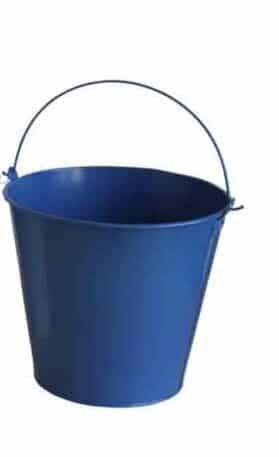 Színezett cink Vödör  12 literes kék