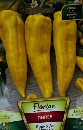 Paprika Corno di Gialo Florian Bg