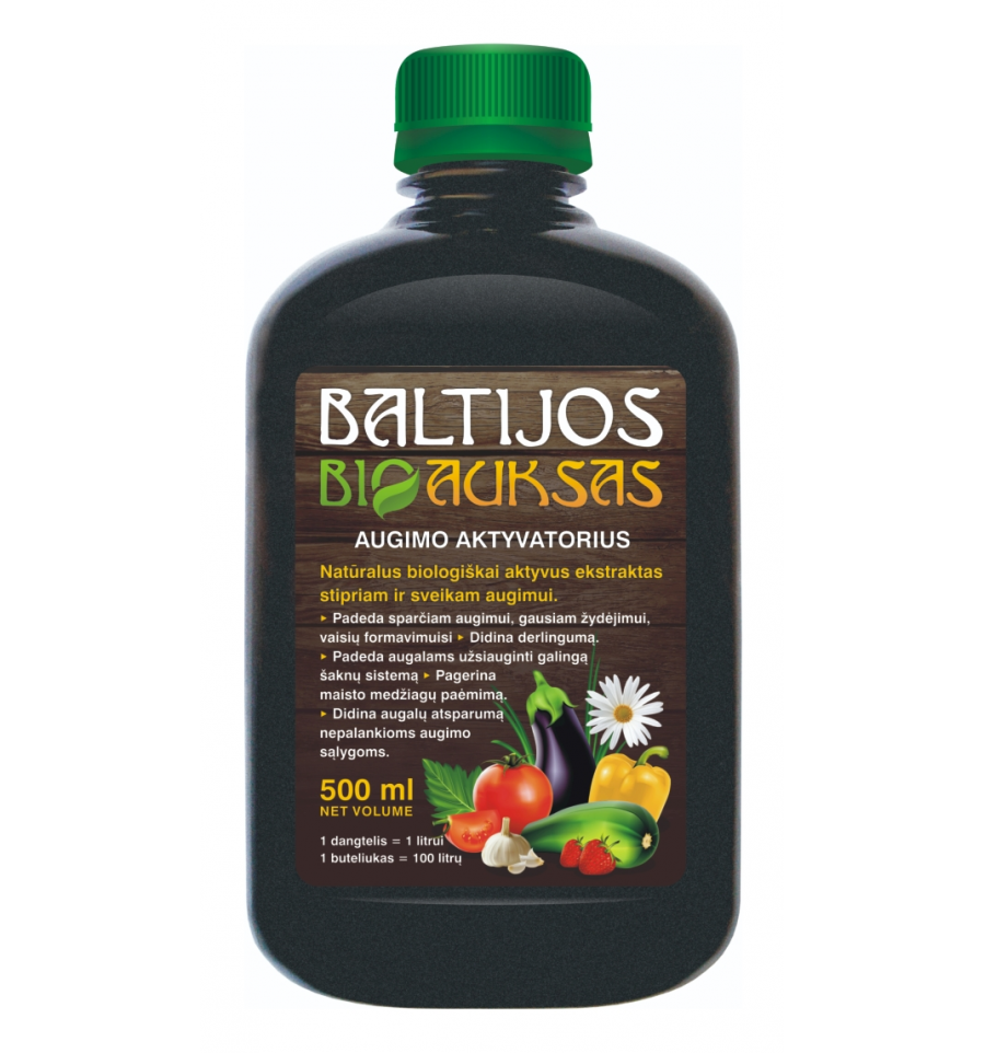 Baltijos BIOAUKSAS Aktiv tőzegkivonat Bioaktivátor 500 ml