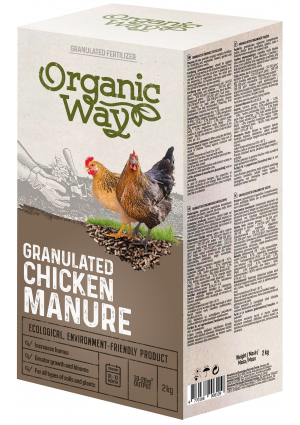 Csirketrágya granulátum Bio 2 kg Organic Way SL