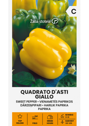 Paprika Quadrato D'asti Giallo Z.S SL