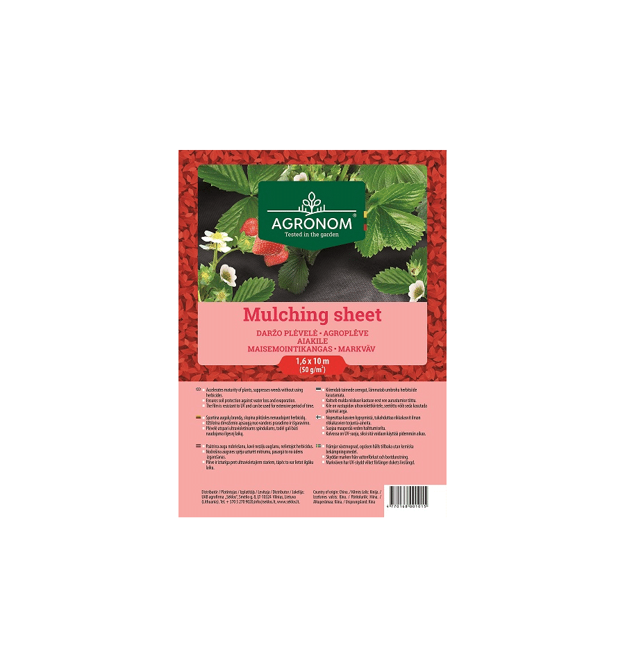 Geotextilia Mulcsozó filc 1,6x10m 50 g