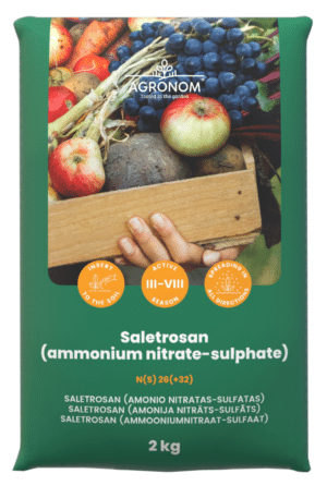 Saletrosan nitrogén(AMMÓNIUM-NITRÁT-SZULFÁT)műtrágya 2 kg AGR SL