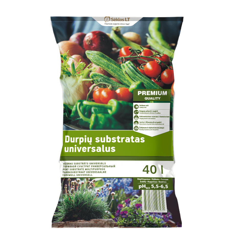 Univerzális ültető tőzeg zöldségekhez és virágokhoz 40L SL