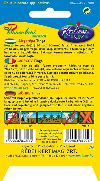 Sárgarépa Tinga Pannon RK - Image 2