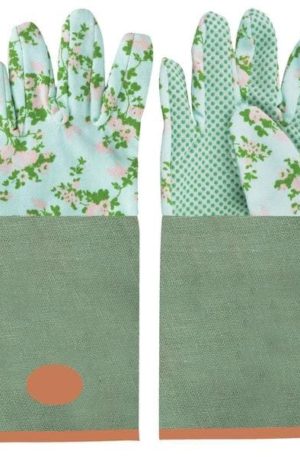 Rózsa mintás Kerti kesztyű hosszú ujjal
