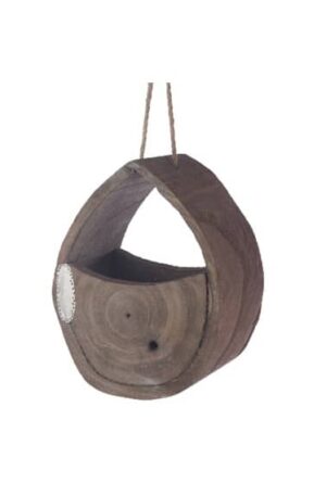 Dekor kosár fából, akasztós