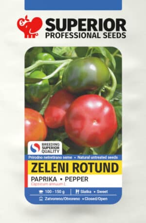 Paprika Zeleni Rotund Superior
