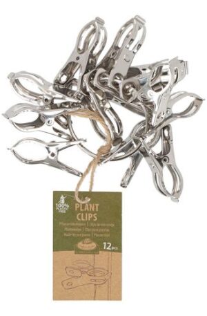 Fém növény csipesz szett, 12 db-os (GT264)