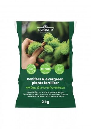 Műtrágya örökzöldekhez és fenyőfélékhez 2 kg AGR SL