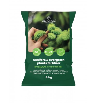 Műtrágya örökzöldekhez és fenyőfélékhez 4 kg AGR SL