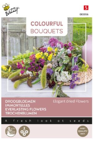 Szárítani való virágcsokor Elegant dried Flowers Colourful Bouquets Bz H