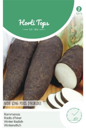 Fekete retek Noir Long Poids D'Horloge Ht H