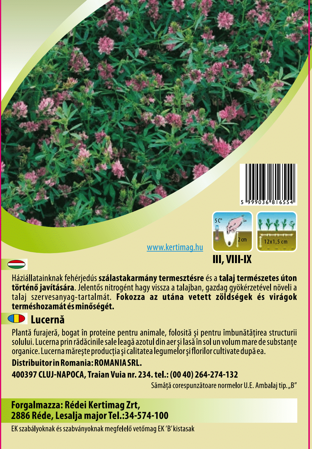Lucerna Eugenia 1 kg RK