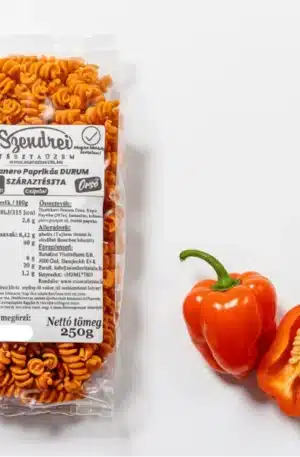 Durum Szendrei Habaneros Orsó Száraztészta 250gr. - 30% zöldségtartalommal