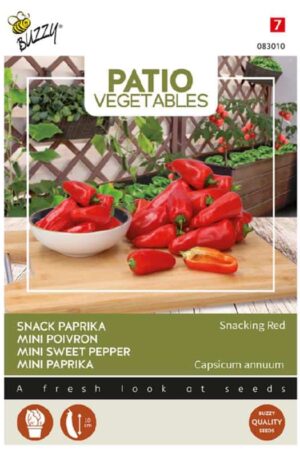 .Mini paprika Snacking Red Bz Patio Vegetables H 2026 év lejáratú